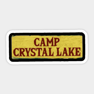 Camp Crystal Lake Sticker